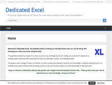 Tablet Screenshot of dedicatedexcel.com